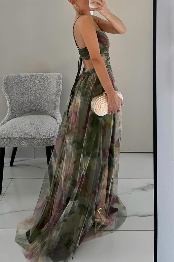 Alice - Charming maxi dress with floral print