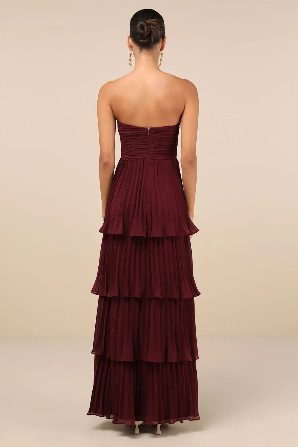 Layla - Midnight Plum Layered Dress - Luna Boutique - London