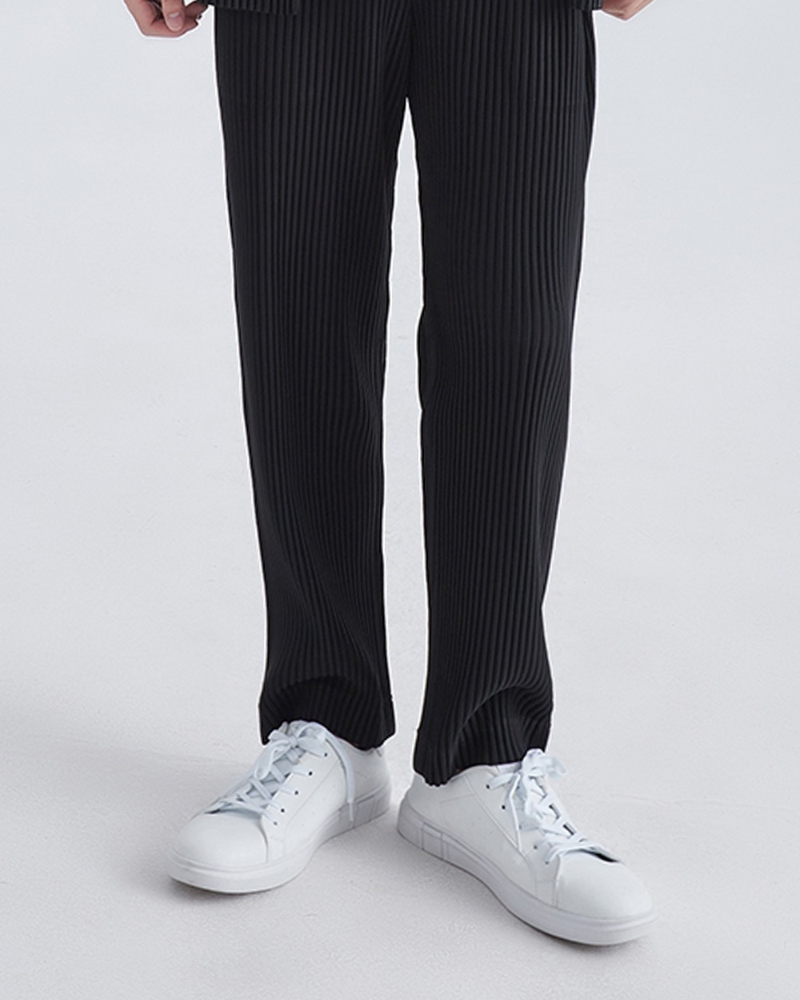 Lando - Ribbed Cotton Pantalon