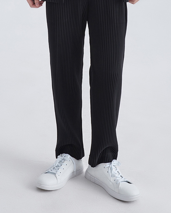 Lando - Ribbed Cotton Pantalon