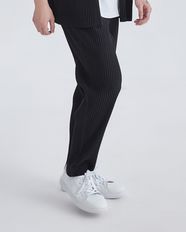 Lando - Ribbed Cotton Pantalon
