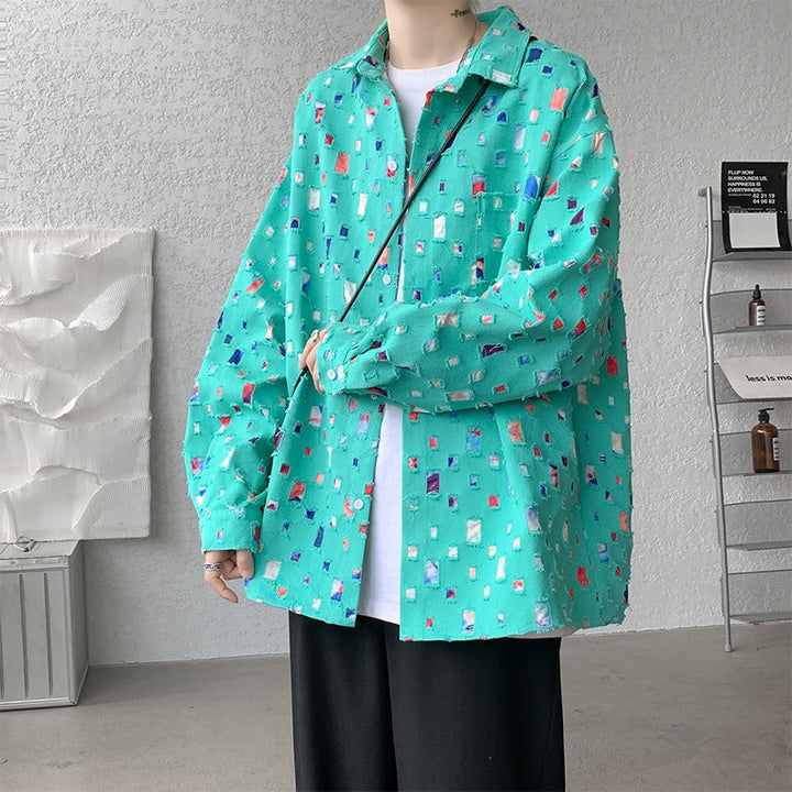 Mosaic - Heavy Buttoned Jacket