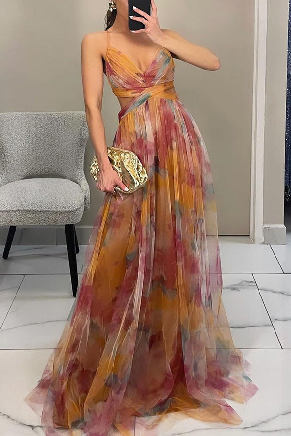 Alice - Charming maxi dress with floral print
