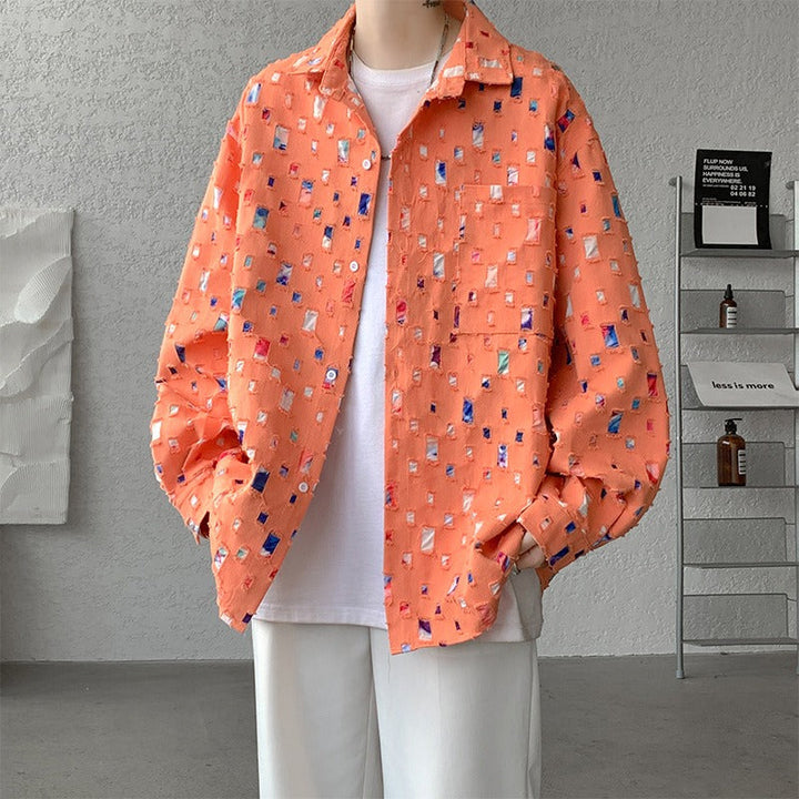 Mosaic - Heavy Buttoned Jacket