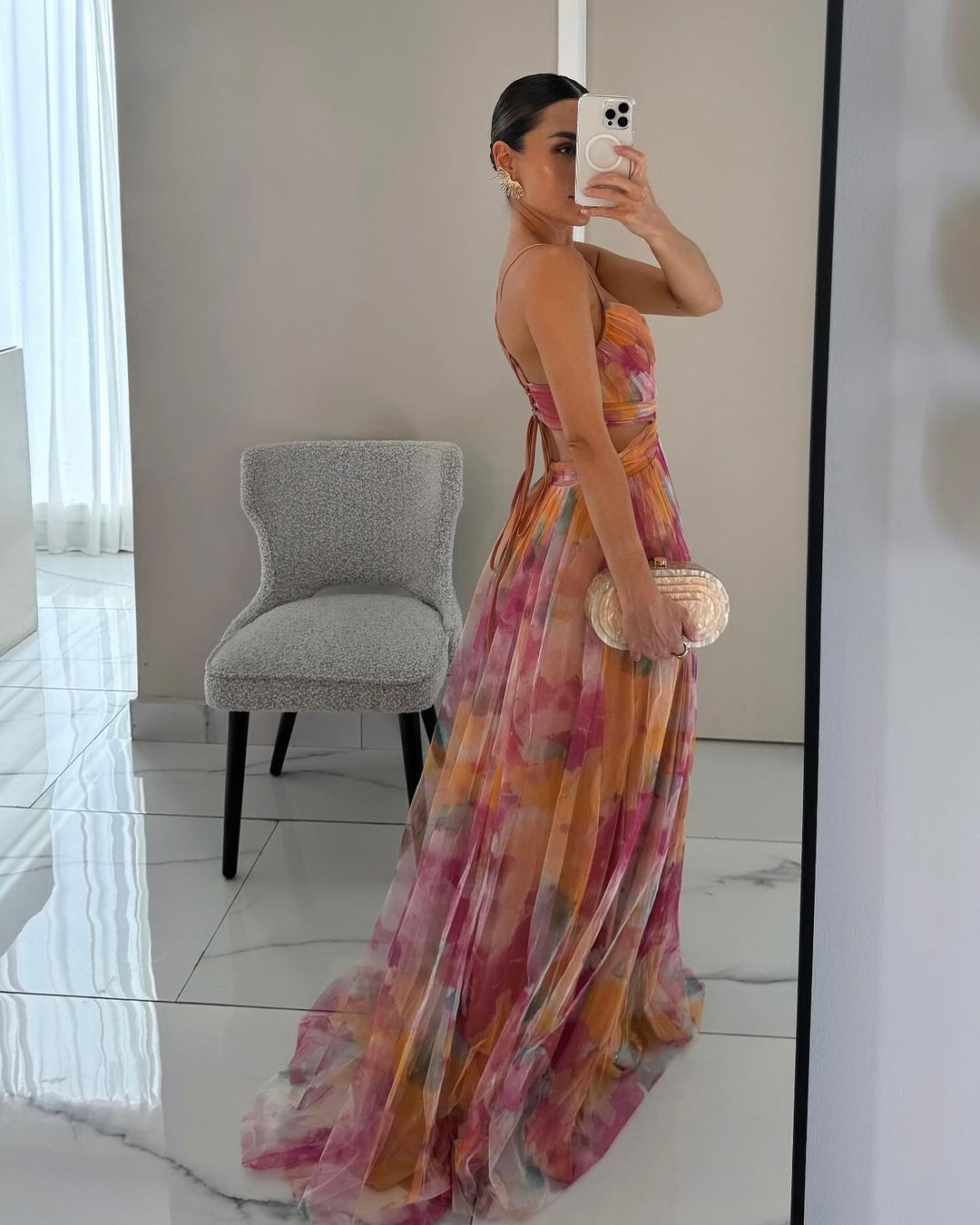 Alice - Charming maxi dress with floral print