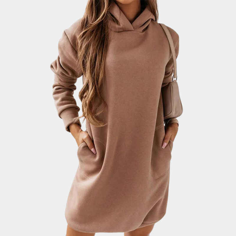 CARLA - MODERN COMFORTABLE SWEATSHIRT DRESS - Luna Boutique - London