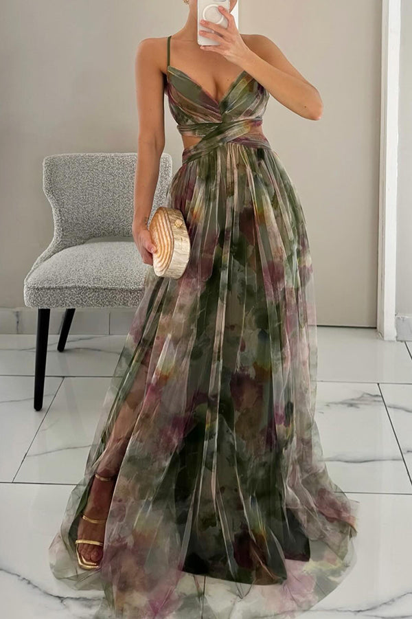 Alice - Charming maxi dress with floral print