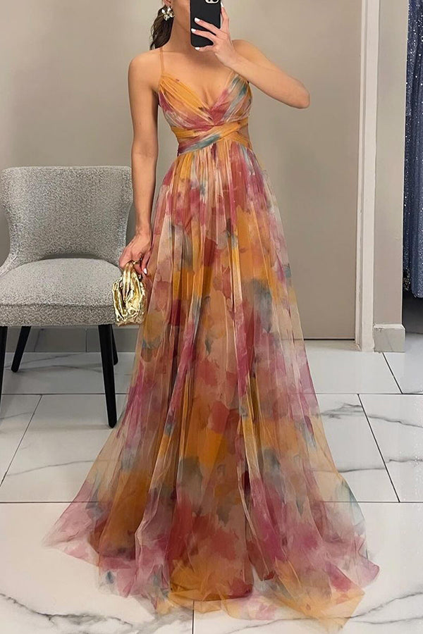 Alice - Charming maxi dress with floral print