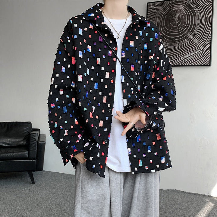 Mosaic - Heavy Buttoned Jacket