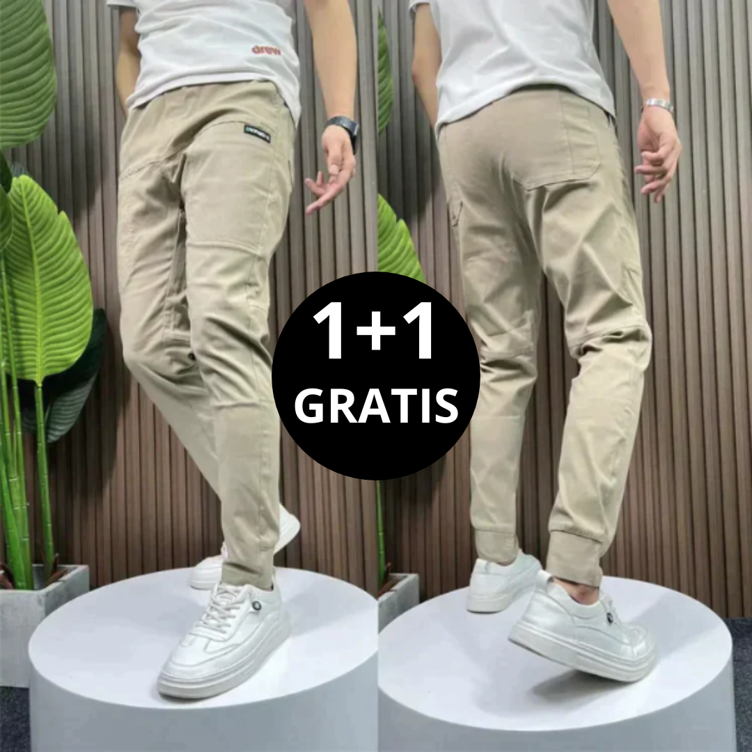 Miro - Stretch Cargo Pants  1+1 FREE