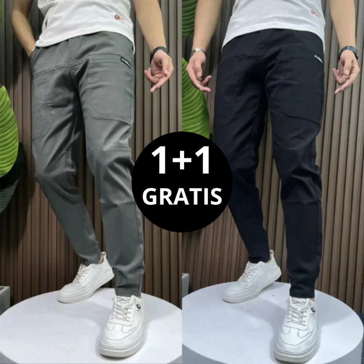 Miro - Stretch Cargo Pants  1+1 FREE