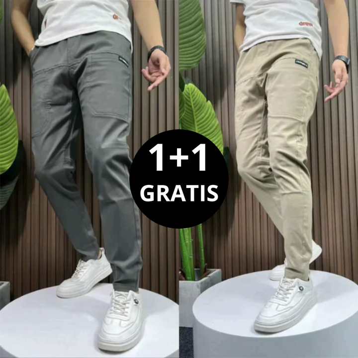 Miro - Stretch Cargo Pants  1+1 FREE