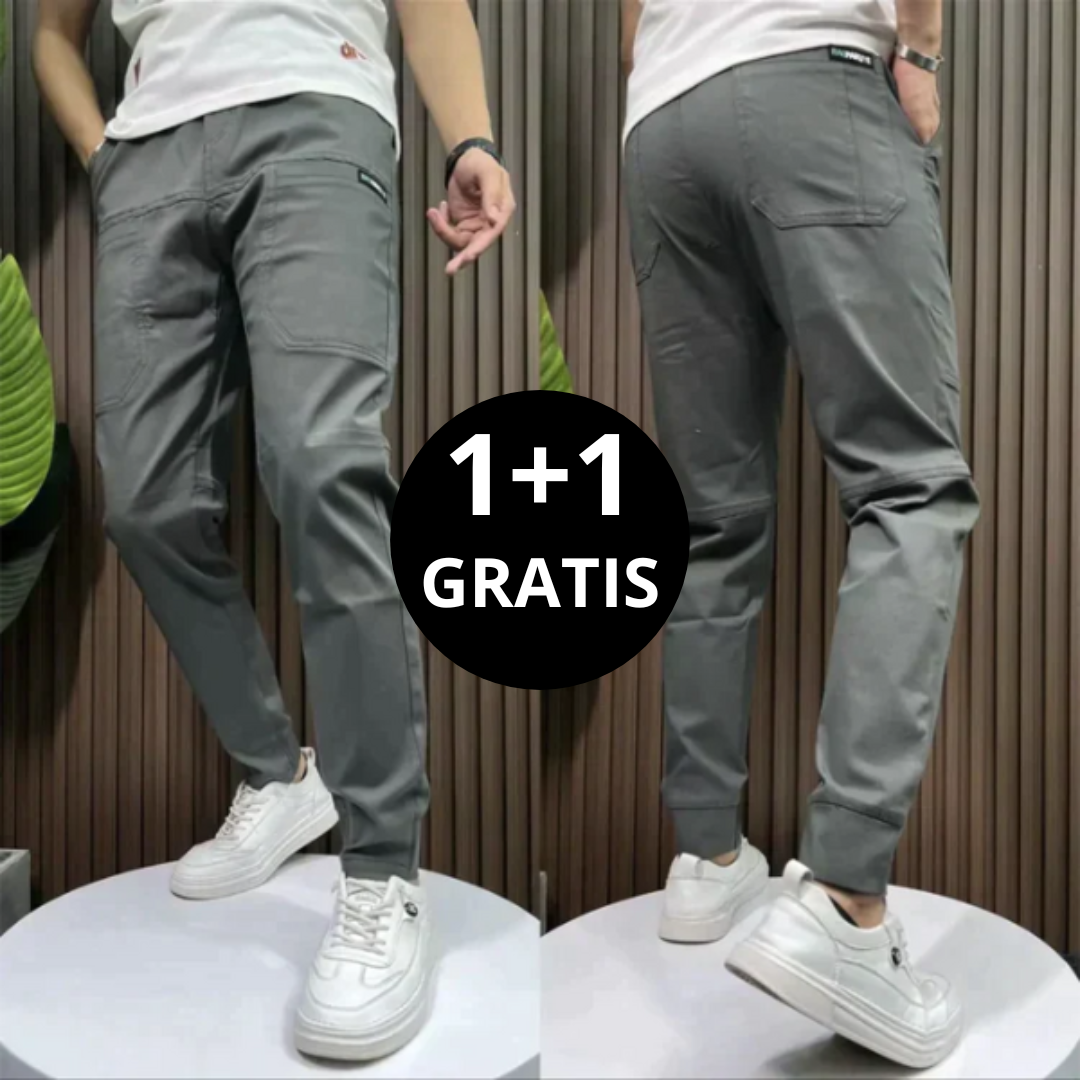 Miro - Stretch Cargo Pants  1+1 FREE