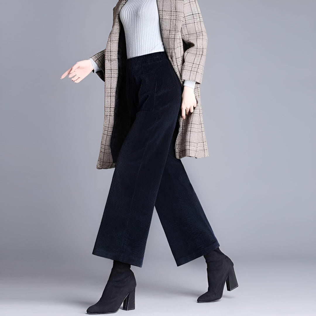 Charlotte Flared Corduroy Pants - Luna Boutique - London