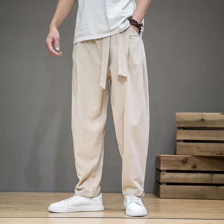 Linen Essential Pants - Luna Boutique - London