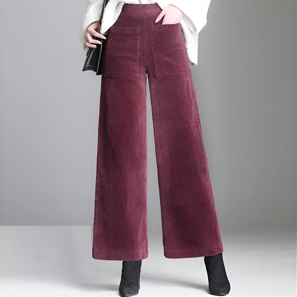 Charlotte Flared Corduroy Pants - Luna Boutique - London
