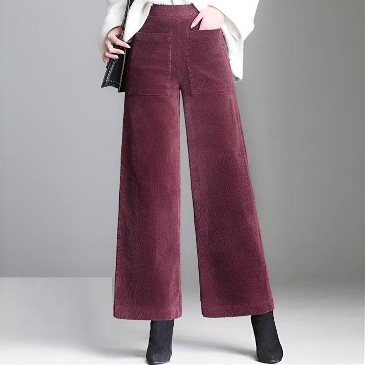 Charlotte Flared Corduroy Pants - Luna Boutique - London