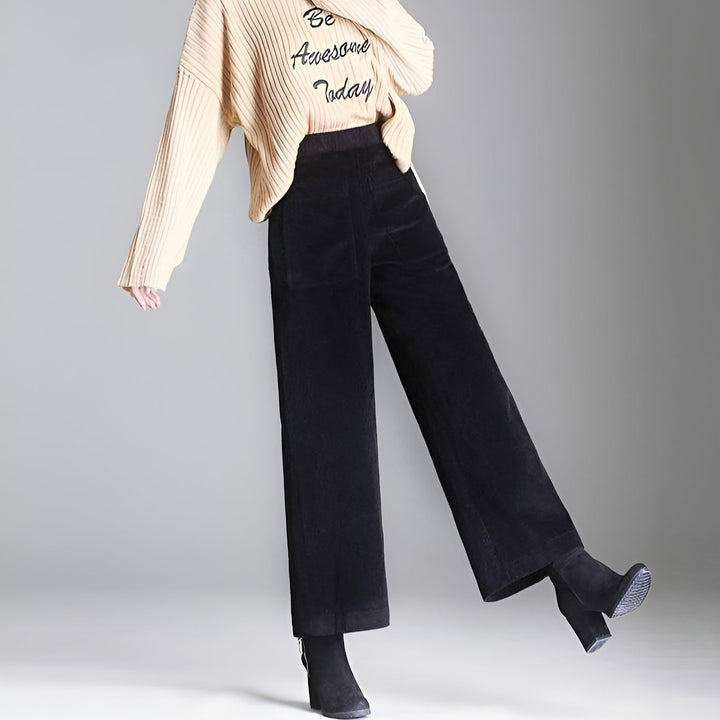 Charlotte Flared Corduroy Pants - Luna Boutique - London