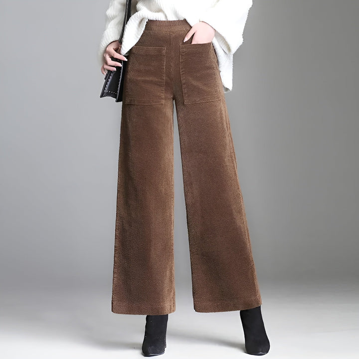 Charlotte Flared Corduroy Pants - Luna Boutique - London