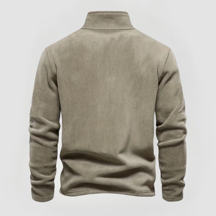 MAX - WARM HALF-ZIP FLEECE SWEATER - Luna Boutique - London