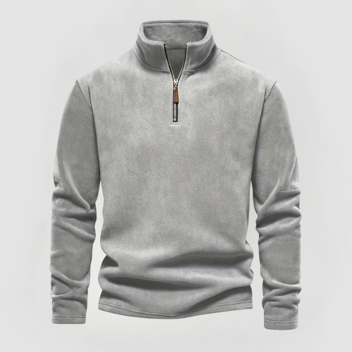MAX - WARM HALF-ZIP FLEECE SWEATER - Luna Boutique - London