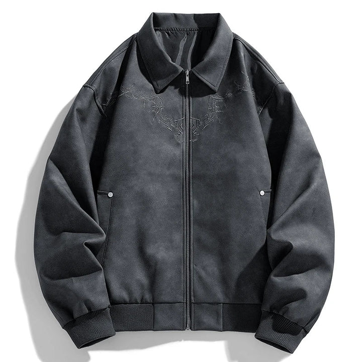 Adam - Embroidered Suede Jacket - Luna Boutique - London