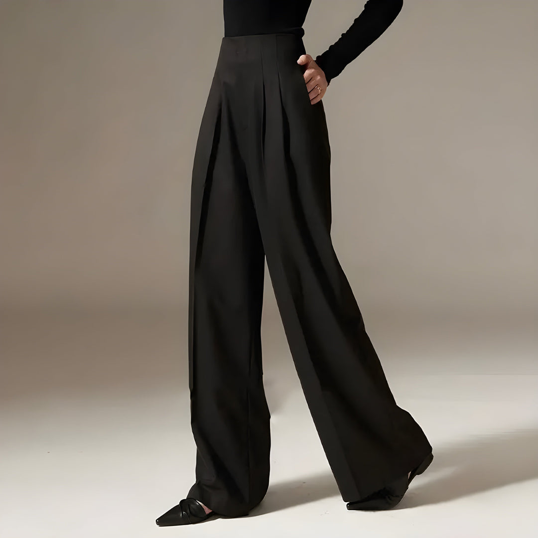 Pleated Palazzo Pants - Luna Boutique - London