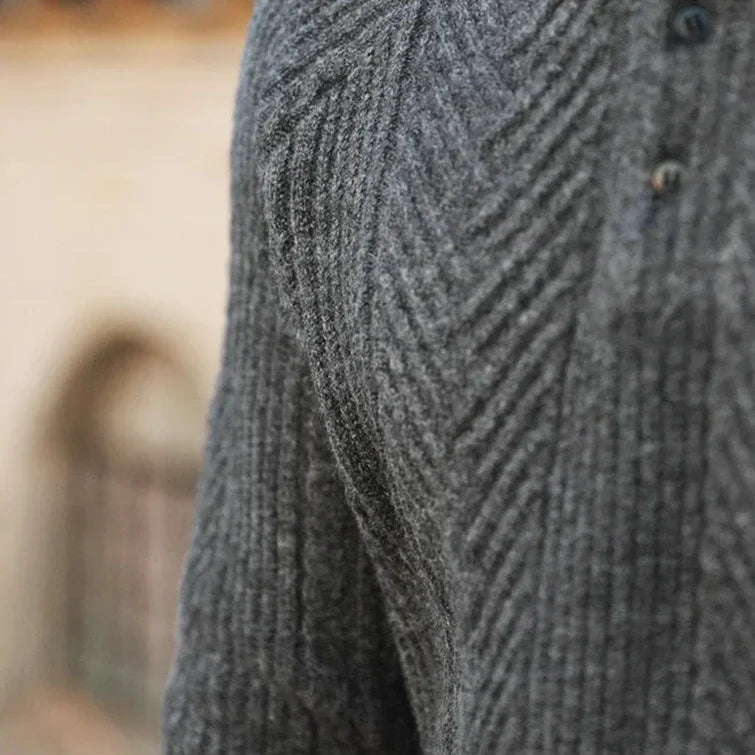 Andreas  - Knitted Polo - Luna Boutique - London