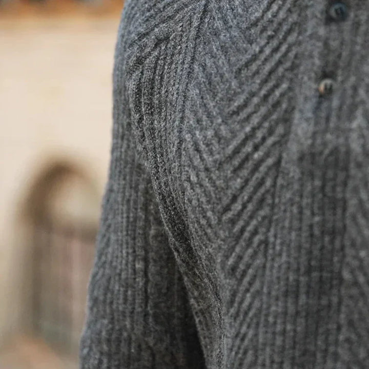 Andreas  - Knitted Polo - Luna Boutique - London
