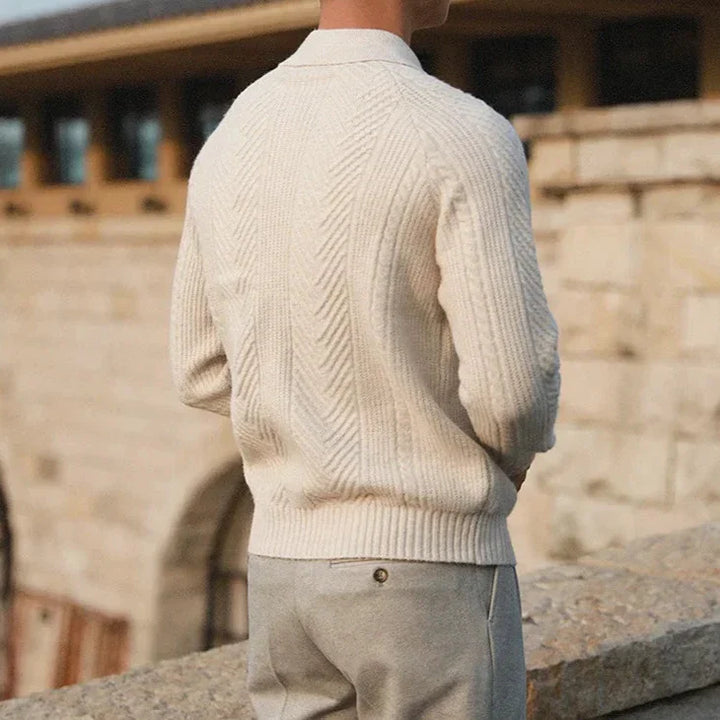 Andreas  - Knitted Polo - Luna Boutique - London