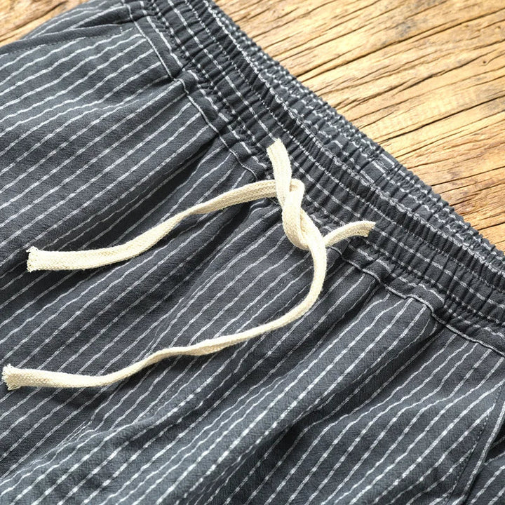 Rocco - Striped Linen Pants
