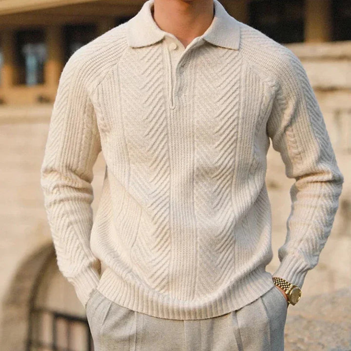 Andreas  - Knitted Polo - Luna Boutique - London