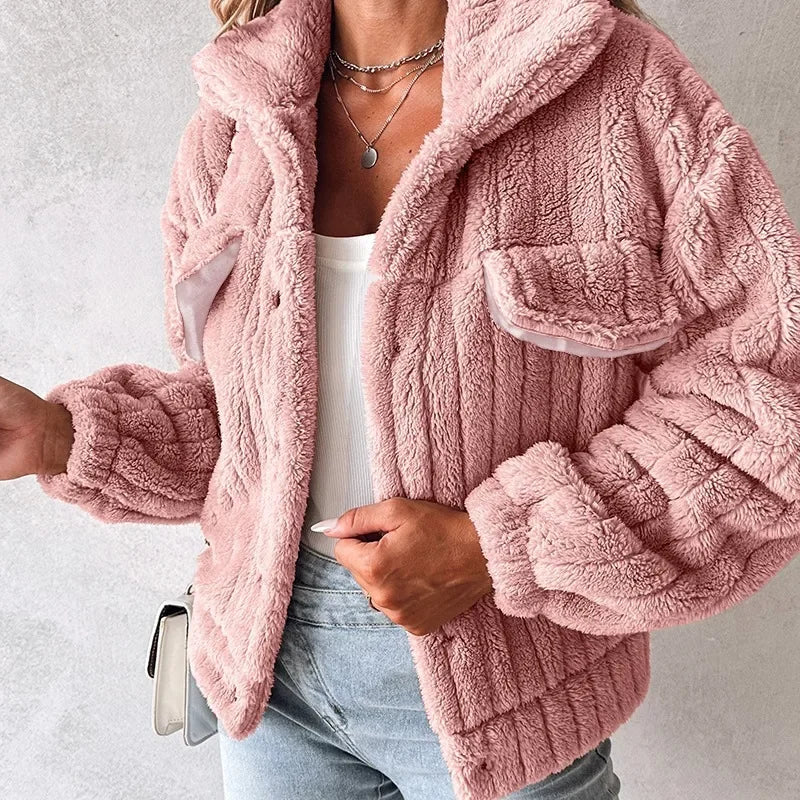 Ribbed Fur Trucker Jacket - Luna Boutique - London