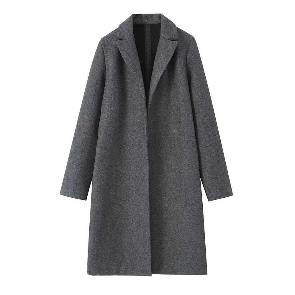 Velana Open V-line Trench Coat - Luna Boutique - London