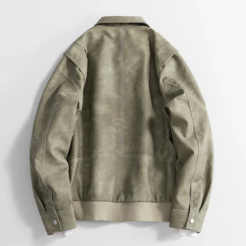Leather Moto Jacket - Luna Boutique - London