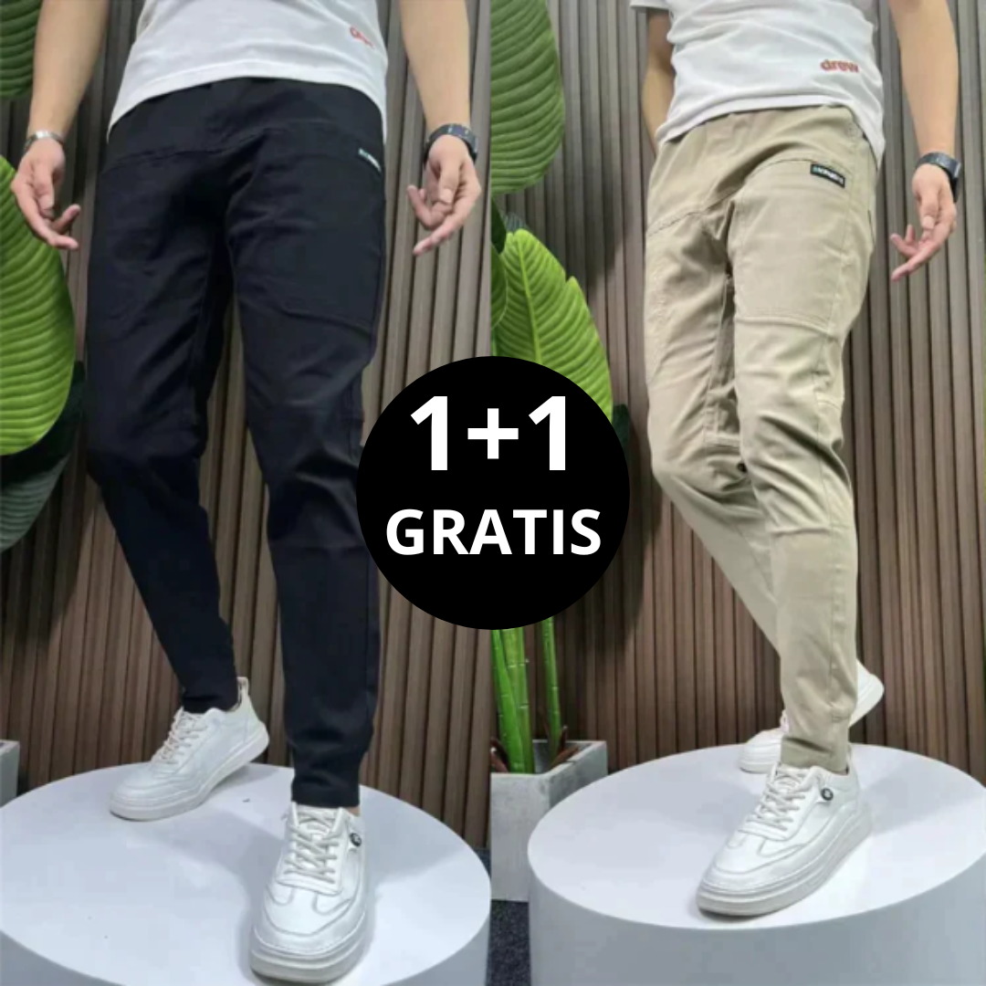 Miro - Stretch Cargo Pants  1+1 FREE