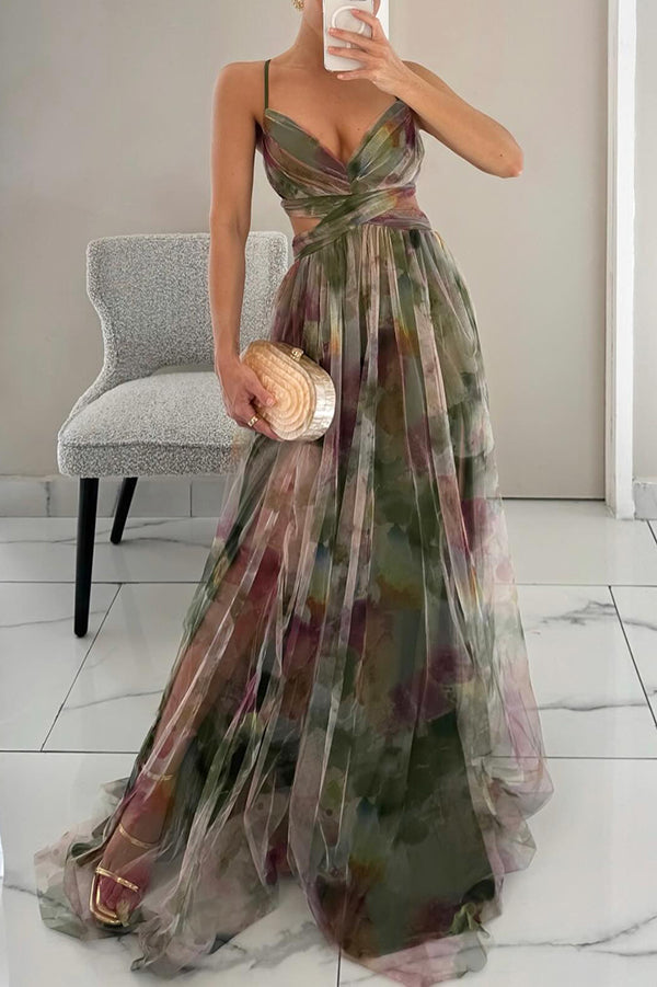 Alice - Charming maxi dress with floral print